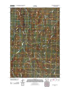 Deep Creek SE 2011 topographic map thumbnail