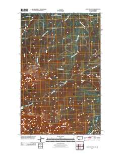 Chief Mountain 2011 topographic map thumbnail