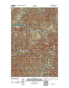 Crow Springs 2011 topographic map thumbnail