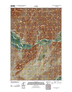 Block Mountain 2011 topographic map thumbnail