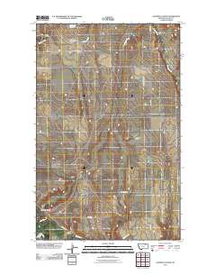 Chapman Coulee 2011 topographic map thumbnail