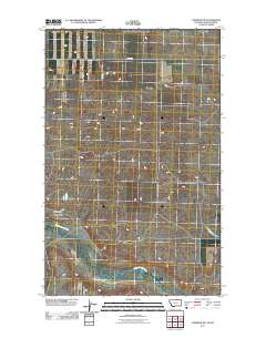 Chapman NW 2011 topographic map thumbnail
