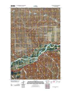 Bull Mountain 2011 topographic map thumbnail