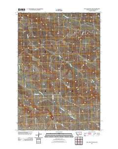 Bull Mountain NW 2011 topographic map thumbnail