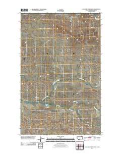 Coal Mine Creek West 2011 topographic map thumbnail