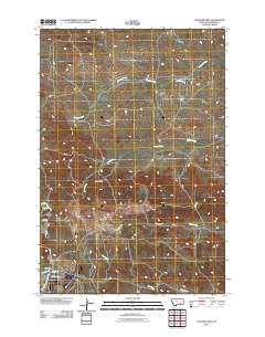 Colstrip East 2011 topographic map thumbnail