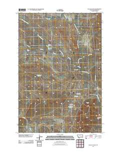 Black Coulee 2011 topographic map thumbnail