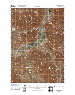 Black Draw 2011 topographic map thumbnail
