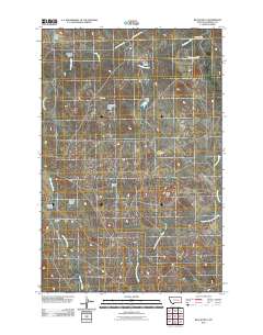 Black Hills 2011 topographic map thumbnail