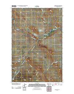 Comb Rock 2011 topographic map thumbnail