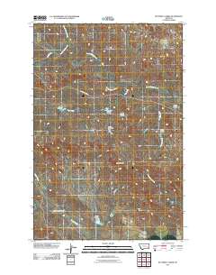 Butterfly Creek 2011 topographic map thumbnail
