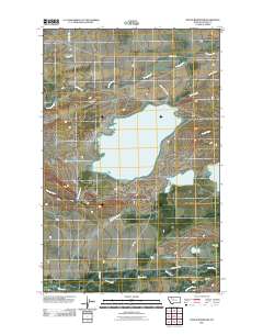 Bynum Reservoir 2011 topographic map thumbnail