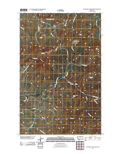 Centennial Mountain 2011 topographic map thumbnail