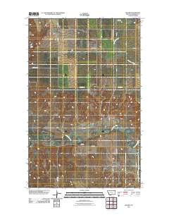 Archer 2011 topographic map thumbnail