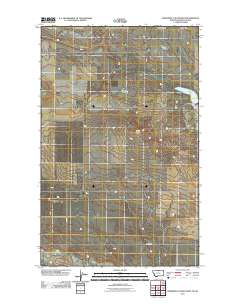 Creedman Coulee West 2011 topographic map thumbnail