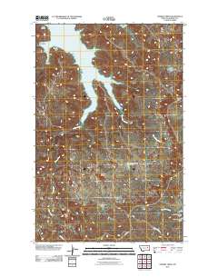 Gilbert Creek 2011 topographic map thumbnail