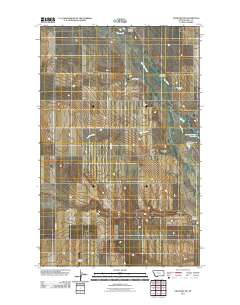 Gildford NW 2011 topographic map thumbnail