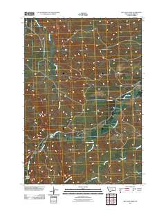 Dry Soap Creek 2011 topographic map thumbnail