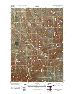 Christensen Ranch 2011 topographic map thumbnail