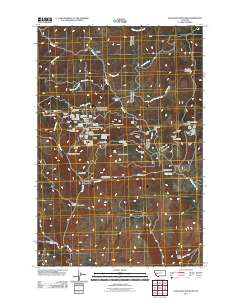 Elevation Mountain 2011 topographic map thumbnail
