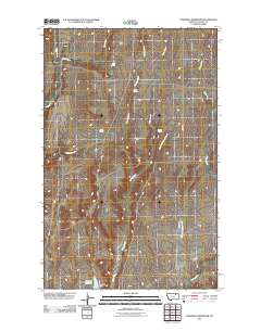Cornwell Reservoir 2011 topographic map thumbnail