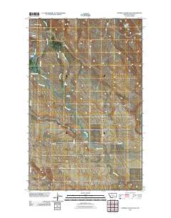 Fivemile Coulee East 2011 topographic map thumbnail