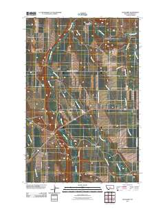 Glengarry 2011 topographic map thumbnail