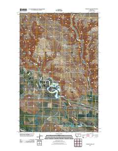Dodson Dam 2011 topographic map thumbnail