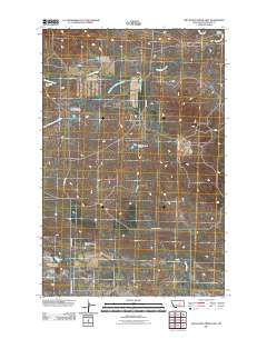 Dry Blood Creek East 2011 topographic map thumbnail