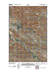Dry Blood Creek West 2011 topographic map thumbnail