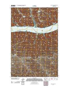 Dry Coulee 2011 topographic map thumbnail