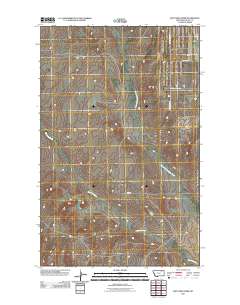 Dry Fork Creek 2011 topographic map thumbnail