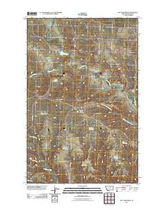 Dry Fork Ridge 2011 topographic map thumbnail
