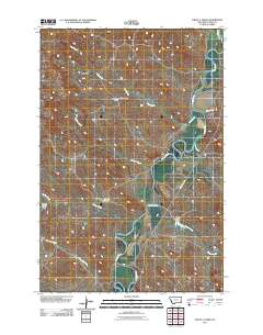 Circle L Creek 2011 topographic map thumbnail