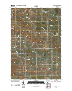 Flasted Hill 2011 topographic map thumbnail