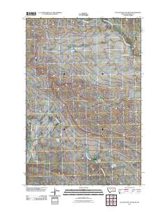 Flat Bottom Coulee NE 2011 topographic map thumbnail