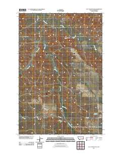 Flat Top Butte NE 2011 topographic map thumbnail