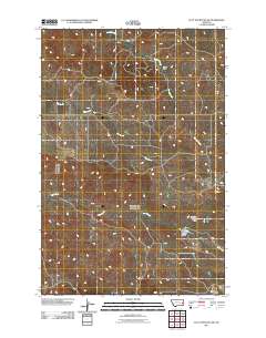 Flat Top Butte SW 2011 topographic map thumbnail