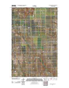 Glentana West 2011 topographic map thumbnail
