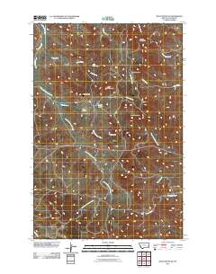 Buck Mountain 2011 topographic map thumbnail