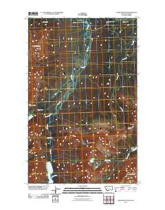 Gable Mountain 2011 topographic map thumbnail