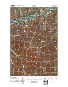 Gage NE 2011 topographic map thumbnail