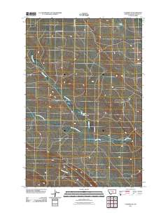 Cushman NE 2011 topographic map thumbnail