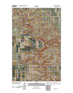 Cut Bank SE 2011 topographic map thumbnail
