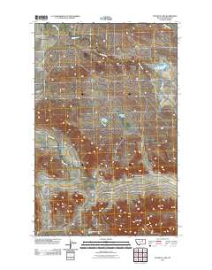 Buckley Lake 2011 topographic map thumbnail