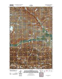 Canyon Creek 2011 topographic map thumbnail