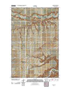 Carter 2011 topographic map thumbnail