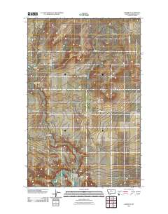 Carter NE 2011 topographic map thumbnail