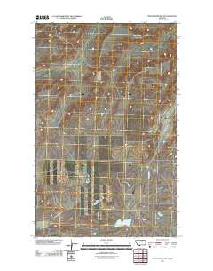 Down Reservoir NE 2011 topographic map thumbnail