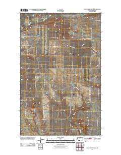 Down Reservoir SW 2011 topographic map thumbnail